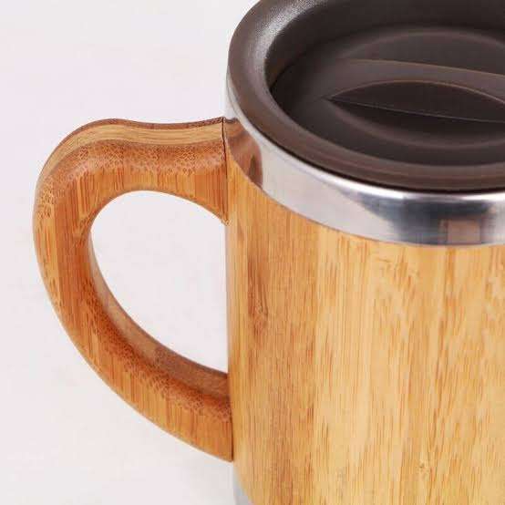 Eco-Friendly Bamboo Coffee Mug