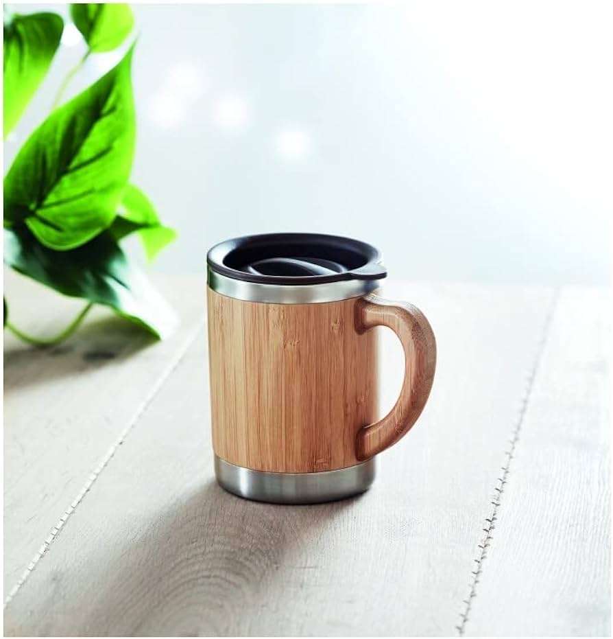 Eco-Friendly Bamboo Coffee Mug
